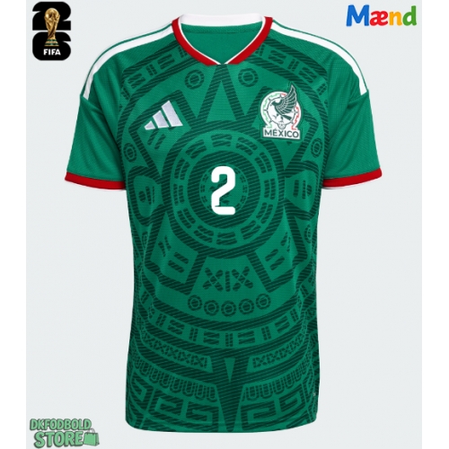 Mexico Jorge Sanchez #2 Replika Hjemmebanetrøje VM 2026 Kortærmet
